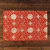 Tibetan Prayer Altar Cloth, Dragon and Lotus Jacquard Mat