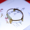 Natural Jade Lotus Seed Red String Bracelet