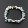 Crystal Chip Bracelet with Clear Center Bead