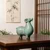 Ceramic Goat Figurine Chinese Zodiac Home Decor