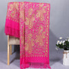 Embroidered Cashew Flower Shawl, Rayon Winter Wrap