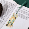 Metal Brass Hollow Bookmark with Tassel, Chinese Style Gift