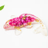 Koi Fish Crystal Chip Epoxy Resin Luck Decoration