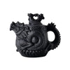 Dragon and Phoenix Zisha Teapot, Hand-Carved Ceramic Pot
