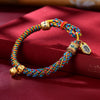 Tibetan Style Corn Knot Bracelet with Locket Charm