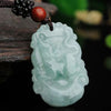Carved Jade Zodiac Pendant Necklace