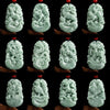 Natural Green Jade Chinese Zodiac Pendant Necklace