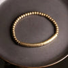 Simple Design Copper Brass Bead Luck Wealth Bracelet