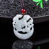 Jade Rabbit Pendant Necklace, Natural Ice-Nu Chinese Zodiac Protection