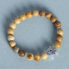 Hamsa Hand Evil Eye Beaded Bracelet for Men