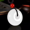 Round Peace Buckle Prosperity Necklace String Pendant