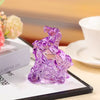 Glass Horse Figurine, Chinese Zodiac Decoration for Home