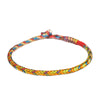 Multicolored Lucky Bracelet, Hand Braided Cord