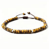 Natural Stone Adjustable Spacer Bead Bracelet