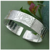 Tibetan Lotus White Luck Bracelet with Heart Sutra Mantra