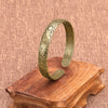 Brass Dragon and Phoenix Cuff Bangle, Vintage Chinese Style