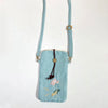 Embroidered Floral Crossbody Bag for Phone and Essentials