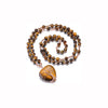 Natural Stone Beaded Pendant Necklace, Tree of Life Design
