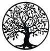 Tree of Life Metal Wall Art, Iron Silhouette Decor