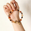 Tiger Eye Pearl Year Of The Horse Lucky Fortune Prosperity Bracelet