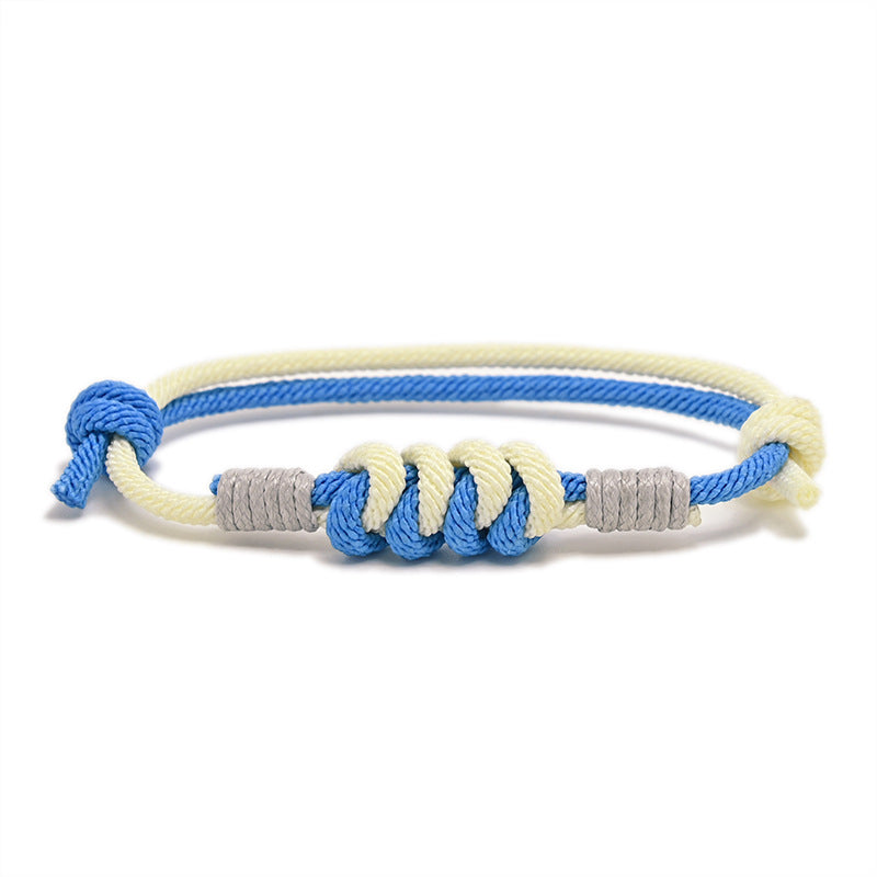 Handwoven King Kong Knot Bracelet in Milan Cord
