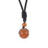 Natural Crystal Bead Necklace for Protection and Balance