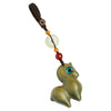 Year of the Horse Keychain with Jade and Copper Charm