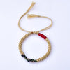 Handwoven Colorful Rope Bracelet with Traditional Knot