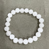 Natural Stone Bead Bracelet, 8mm Round Gemstone