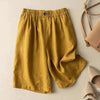 Women's Cotton Linen Shorts for Summer