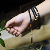 Medicinal Amber Mala Bracelet with Red Agate Beads