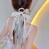 Flower Leaf Pearl Peace Tassel Hairpin