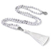 Natural Stone Tree of Life Tassel Necklace