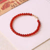 Red Agate Ultra-thin Beads Calm Bracelet