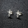 Stainless Steel Asymmetric Stud Earrings