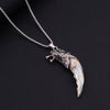 Imitation Wolf Tooth Steel Balance Necklace Pendant