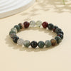 Natural Stone Bead Bracelet, 8mm Round Gemstone