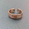 Tree of Life Copper Cuff Bracelet with Magnets
