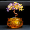 Crystal Gemstone Money Tree Home Decoration