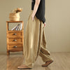 Women's Wide Leg Cotton Linen Pants With Pockets