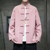 Men's Long Sleeve Tang Suit Jacket Chinese Style Linen Shirt