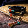 Hand Braided Coconut Shell Bead Necklace and Bracelet
