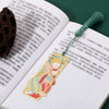 Metal Brass Hollow Bookmark with Tassel, Chinese Style Gift