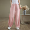Women's Harem Pants Cotton Linen Wide Leg Trousers