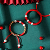 Sterling Silver Dragon Knot Red String Bracelet for Kids