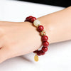 Cinnabar Fortune Protection Charm Bracelet