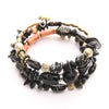 Multilayer Irregular Agate Stone Beads Wrap Bracelet