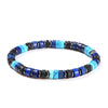 Hematite and Lapis Lazuli Beaded Bracelet for Men