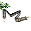 Multicolor Embroidered Shoulder Bag Straps, 38mm Adjustable Crossbody Strap