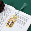 Metal Brass Hollow Bookmark with Tassel, Chinese Style Gift